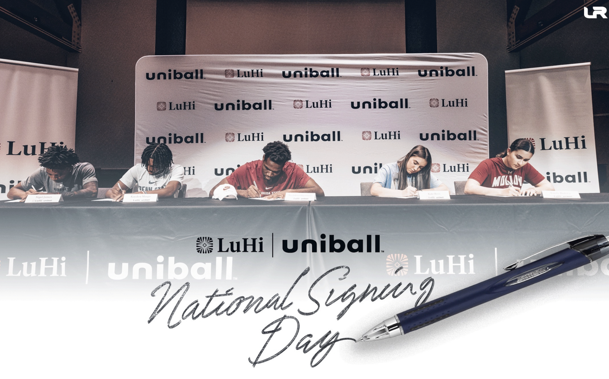 LuHi seniors signing commitments to playing college sports