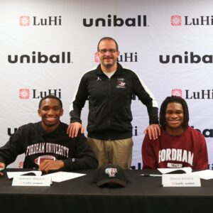 Riddick brothers at their signing to commit to play football at Fordham