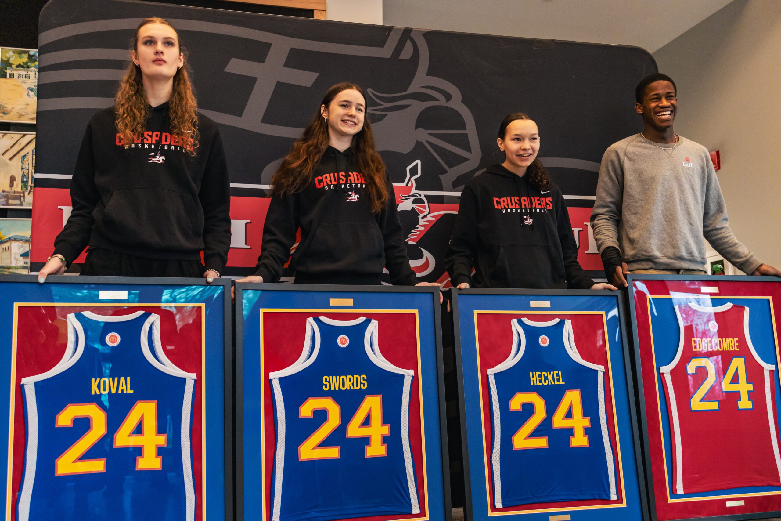 McDonald's All American Students smiling