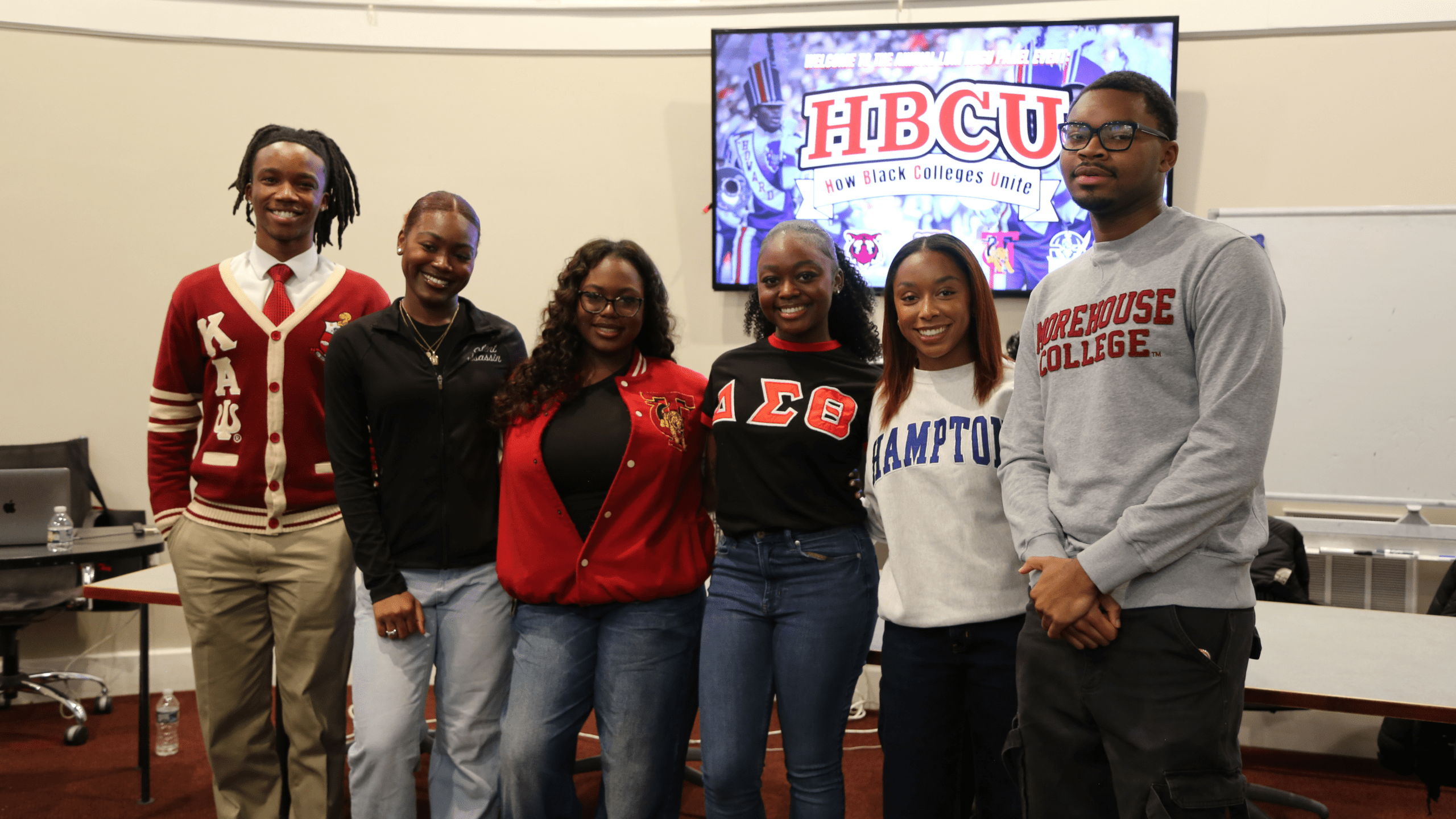 HBCU Panelist students who came to campus to talk with our students