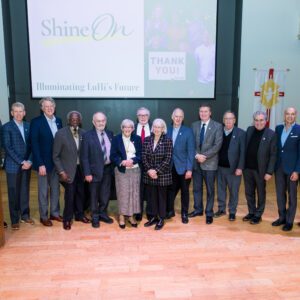 Group of award recipients posing for picture