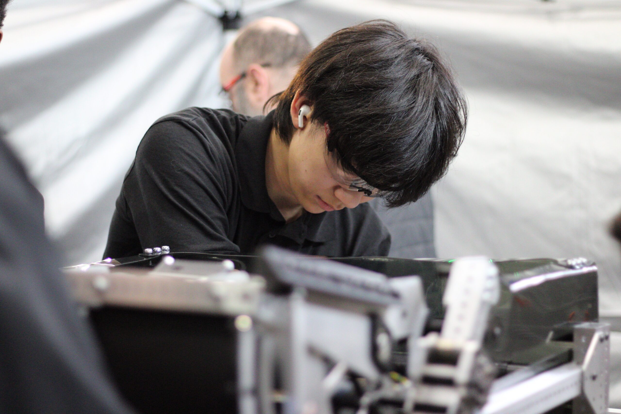 students speaking at black history month assembly