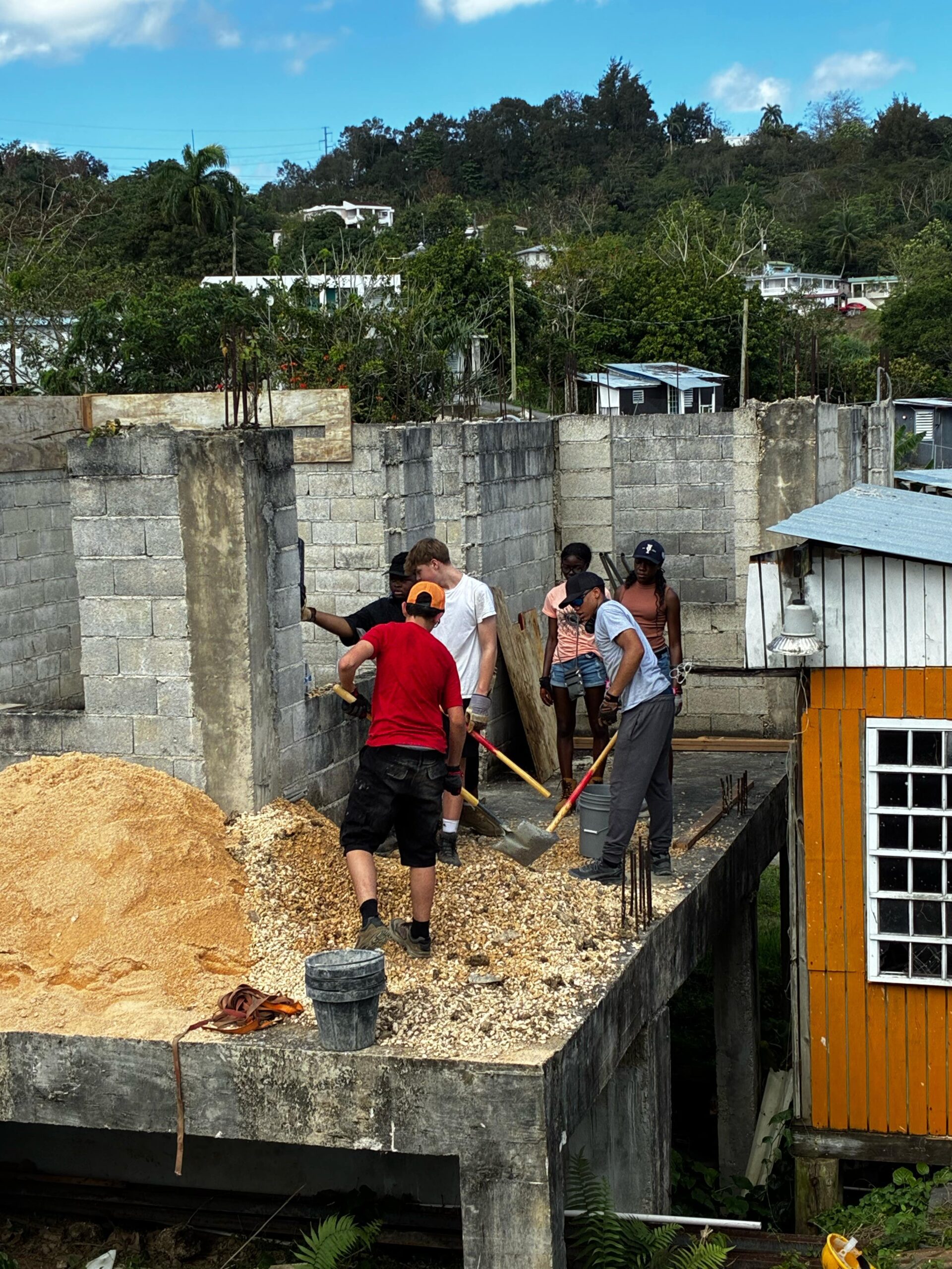 students dancing during the black history month assembly
