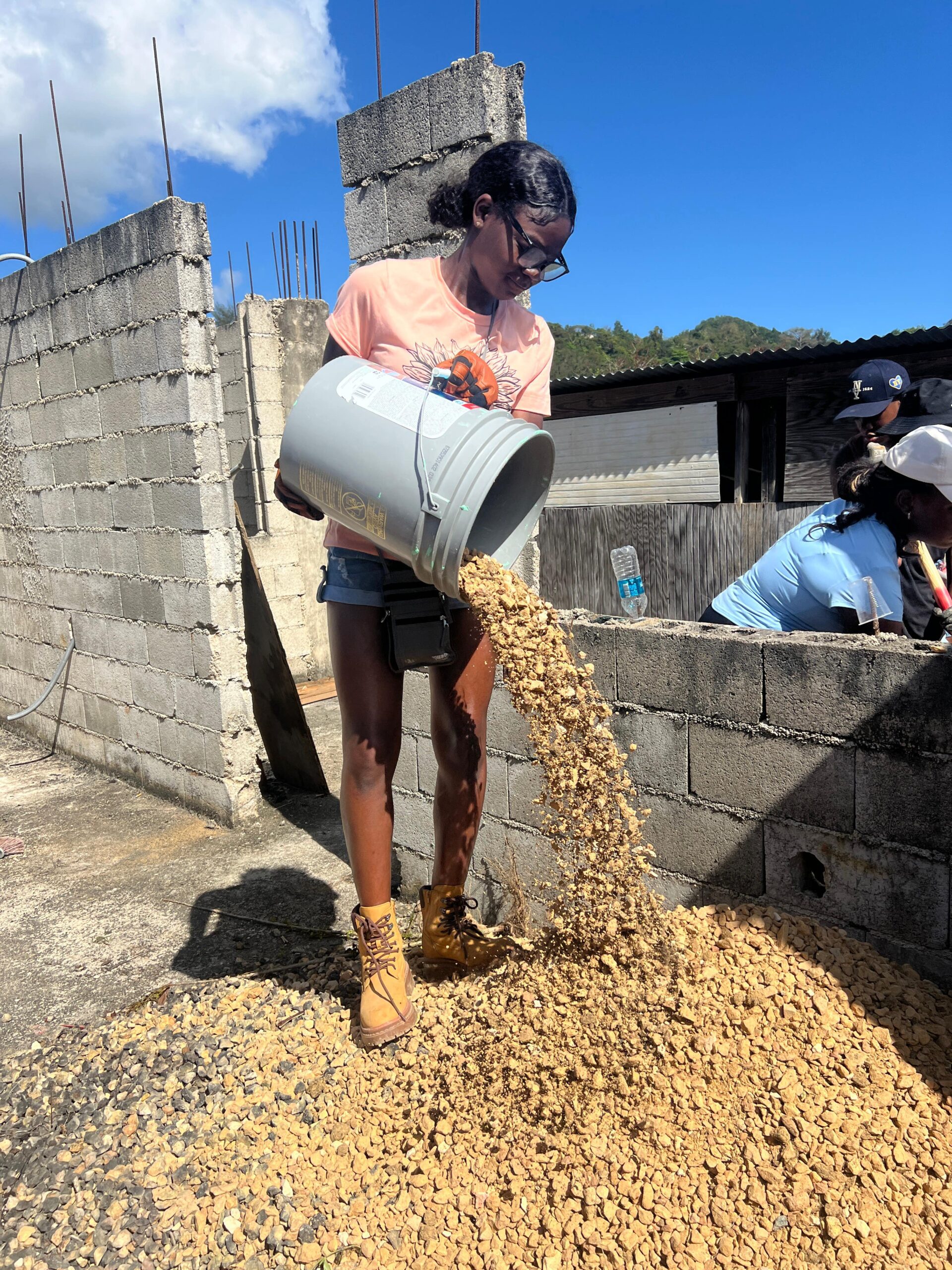 students speaking at black history month assembly
